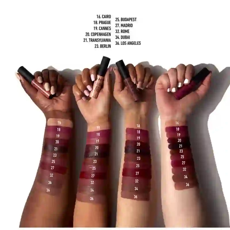 Nyx Creamy Lipstick Creme para os Lábios Soft Matte. Sombra Creme Cannes , 8 ml