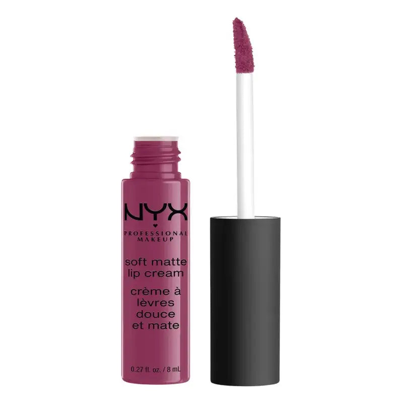 Nyx Creamy Lipstick Creme labial Soft Matte. Sombra Matte Praga , 8 ml