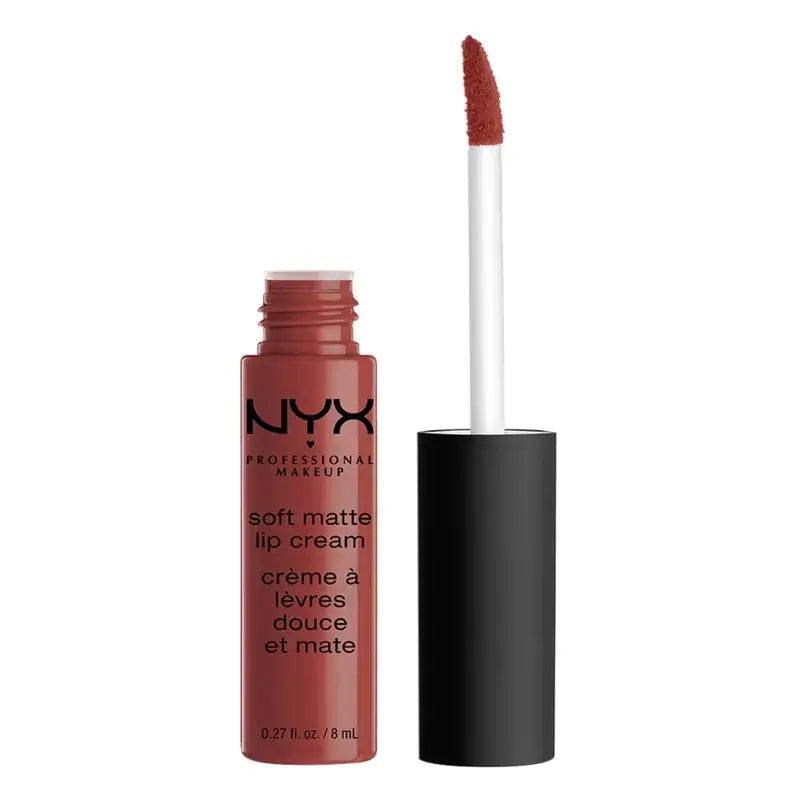 Nyx Creamy Lipstick Creme labial Soft Matte. Sombra Roma 32 , 8 ml
