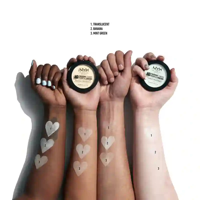 Nyx High Definition Finishing Powder Shade 1 Banana Ideal para fixar a maquilhagem Cor translúcida , 8 g