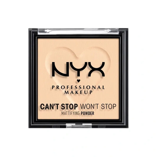 Nyx Professional Pó Matificante Can'T Stop Won'T Stop Sombra 02 Luz , 6 gr