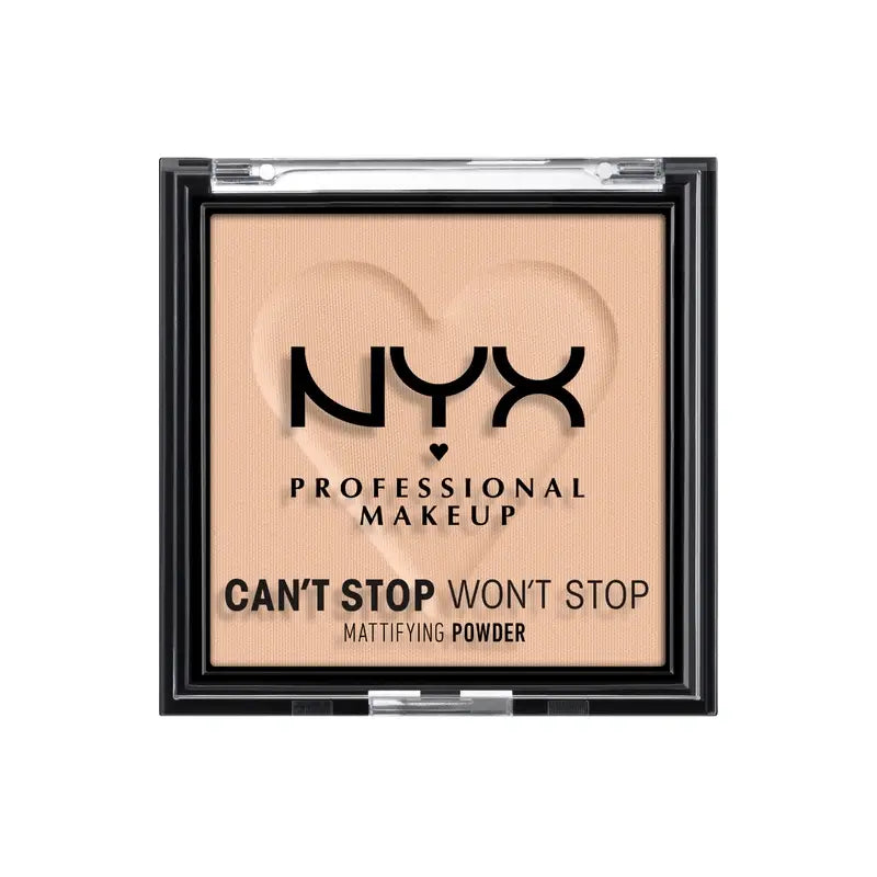 Nyx Professional Pó Matificante Can't Stop Won't Stop Sombra 03 Claro-Médio , 6 gr