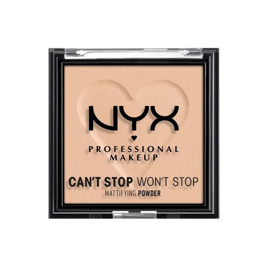 Nyx Professional Pó Matificante Can't Stop Won't Stop Sombra 03 Claro-Médio , 6 gr