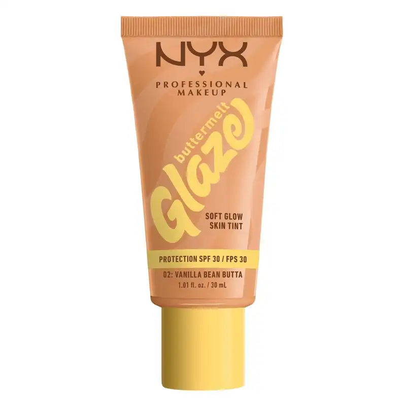 Nyx Skin Tint Buttermelt Glaze Soft Glow + Protection Spf/Fps 30 , 30 ml