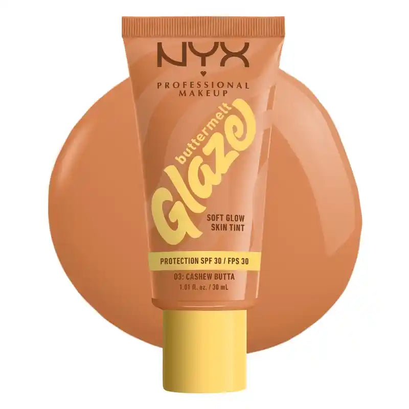 Nyx Skin Tint Buttermelt Glaze Soft Glow + Protection Spf/Fps 30 , 30 ml