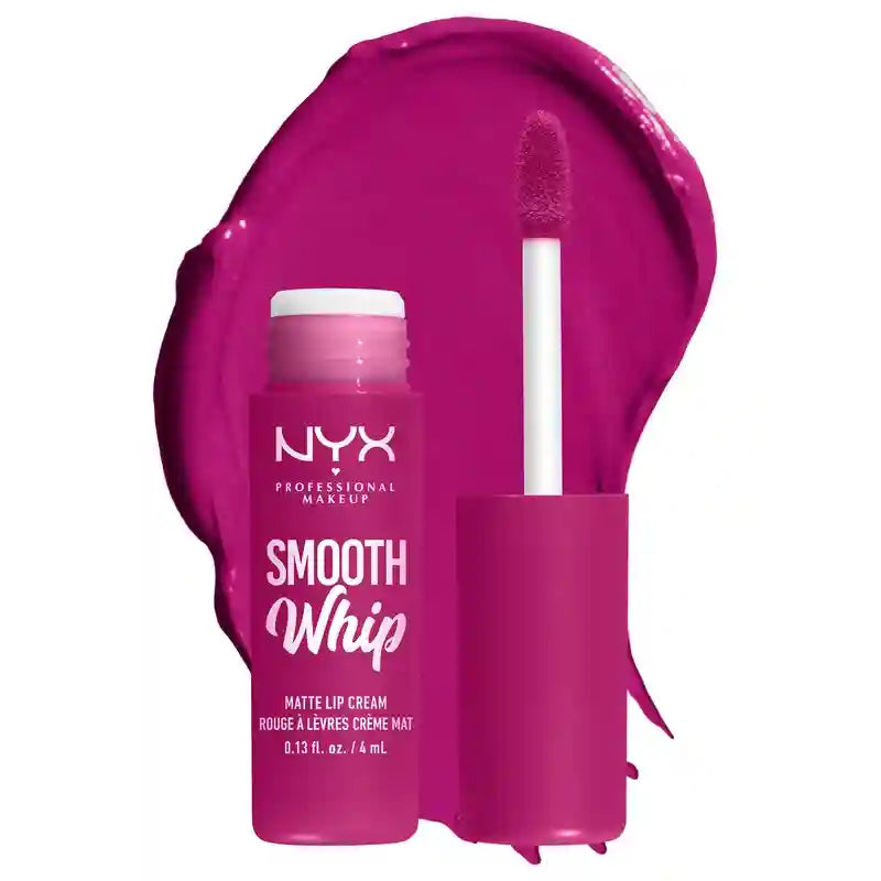 Nyx Smooth Whip Matte Lip Cream, Batom Líquido Cremoso, Matte, Sombra Bday Frosting 09 , 4 ml