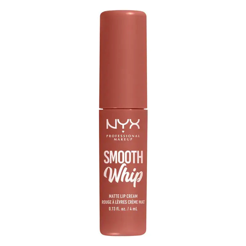 Nyx Smooth Whip Matte Lip Cream, Batom Líquido Cremoso, Matte, Sombra Kitty Belly , 4 ml