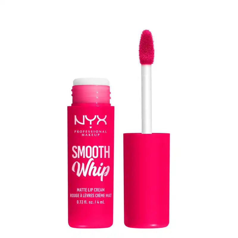 Nyx Smooth Whip Matte Lip Cream, Batom Líquido Cremoso, Matte, Sombra Pillow Fight , 4 ml
