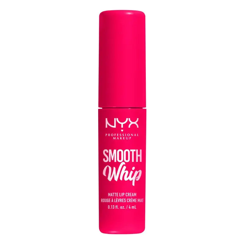 Nyx Smooth Whip Matte Lip Cream, Batom Líquido Cremoso, Matte, Sombra Pillow Fight , 4 ml