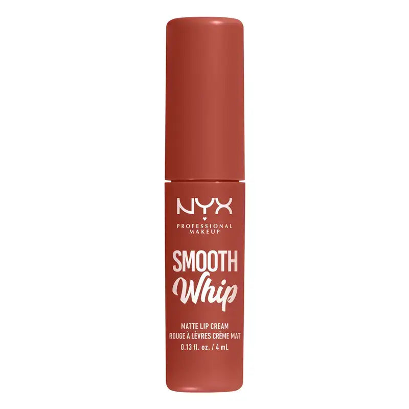 Nyx Smooth Whip Matte Lip Cream, Batom Líquido Cremoso, Matte, Tonalidade Pushin , 4 ml