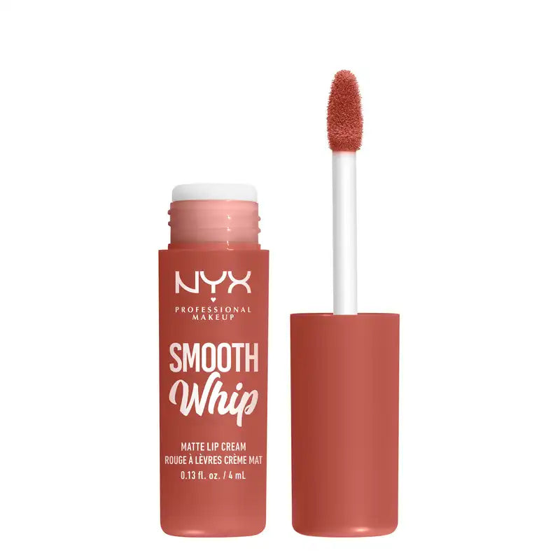 Nyx Smooth Whip Matte Lip Cream, Batom Líquido Cremoso, Matte, Tonalidade Pushin , 4 ml