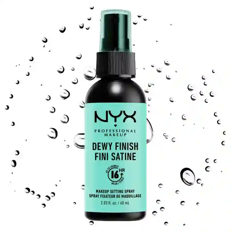 Nyx Makeup Setting Spray Dewy Setting Spray Para Um Acabamento de Pele Suculento, 60 ml