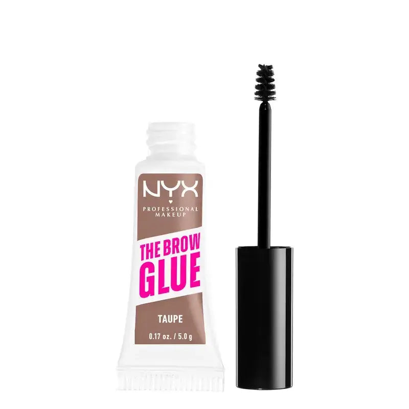 Nyx The Brow Glue, Gel para Sobrancelhas de Longa Duração, Tonalidade Taupe 02 , 5 g