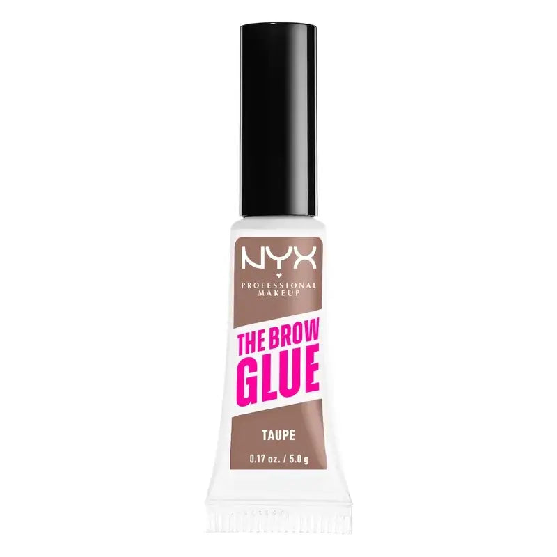 Nyx The Brow Glue, Gel para Sobrancelhas de Longa Duração, Tonalidade Taupe 02 , 5 g