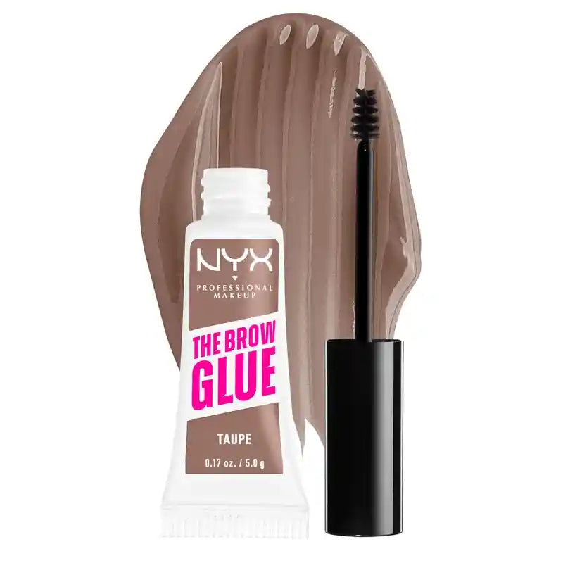 Nyx The Brow Glue, Gel para Sobrancelhas de Longa Duração, Tonalidade Taupe 02 , 5 g