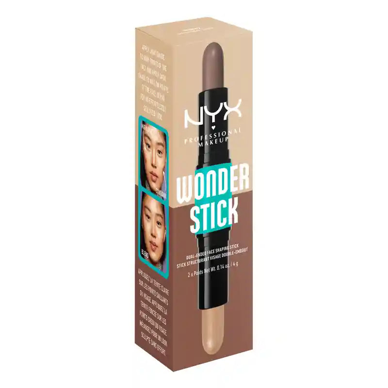Nyx Wonder Stick Contour, Sombra 02 Luz Universal , 1 unid.