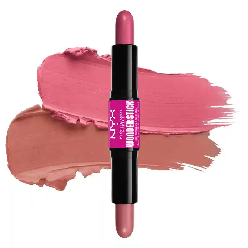 Nyx Wonder Stick Peach. Blush em creme. Sombra 01 Pêssego Claro N Rosa Bebé , 1 unidades