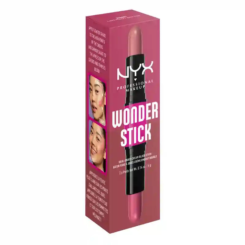 Nyx Wonder Stick Peach. Blush em creme. Sombra 01 Pêssego Claro N Rosa Bebé , 1 unidades