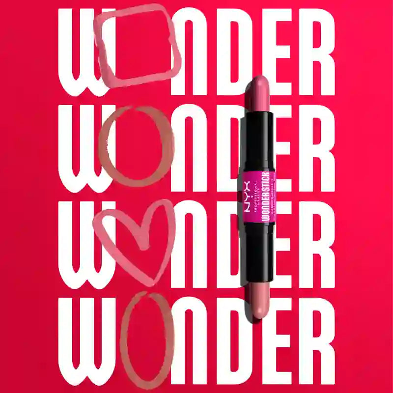 Nyx Wonder Stick Peach. Blush em creme. Sombra 01 Pêssego Claro N Rosa Bebé , 1 unidades