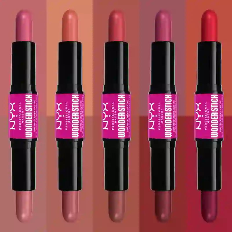 Nyx Wonder Stick Peach. Blush em creme. Sombra 01 Pêssego Claro N Rosa Bebé , 1 unidades