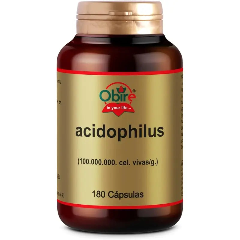 Obire Acidofilus 400 Mg. 180 Cápsulas