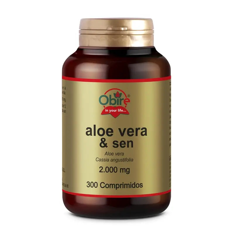 Obire Aloé Vera 2000 Mg Com Sen. 300 Comprimidos