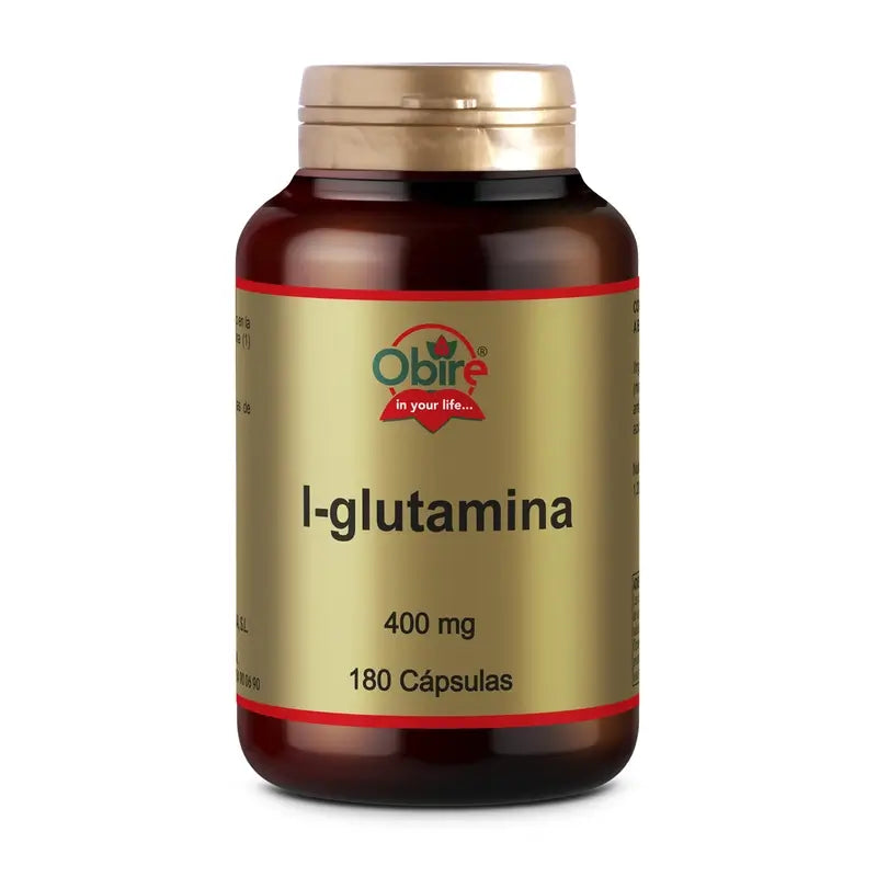 Obire L-Glutamina 400 Mg. 180 Cápsulas
