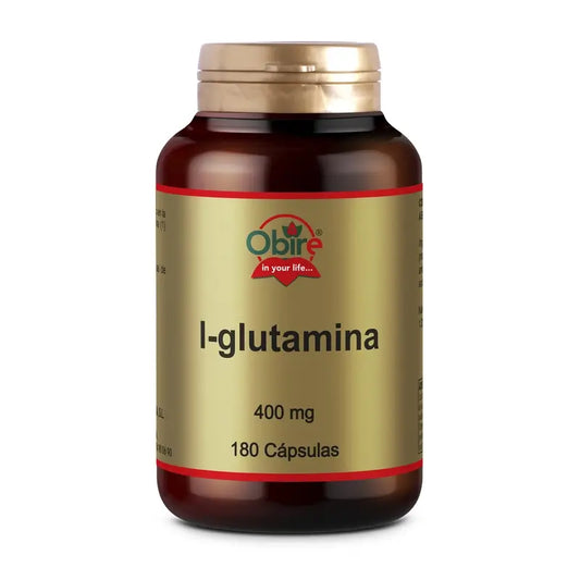 Obire L-Glutamina 400 Mg. 180 Cápsulas