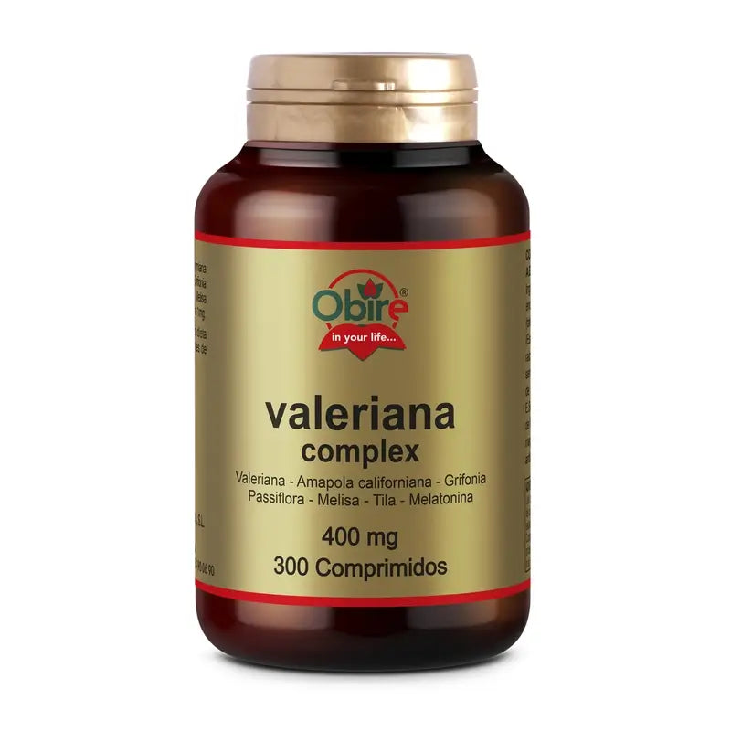 Obire Valeriana (Complexo) 400 Mg. (Ext. Seca) 300 Comprimidos