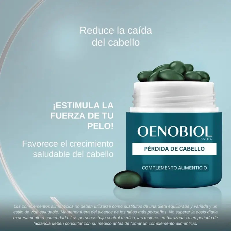 Oenobiol Queda de Cabelo 60 Cápsulas
