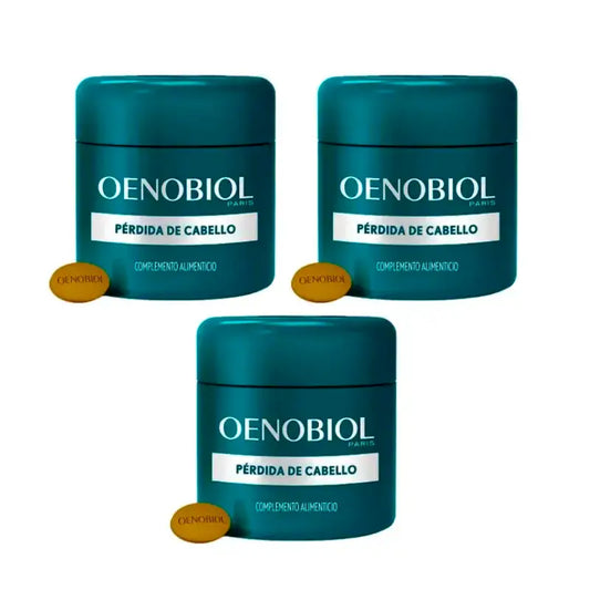 Oenobiol Queda de Cabelo, Embalagem 3 x 60 Cápsulas