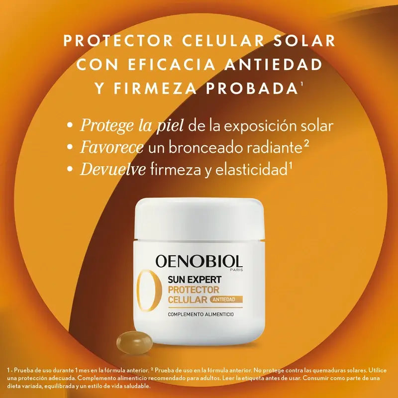 Oenobiol Sun Expert Anti-Ageing Self-Tanner, 30 caps
