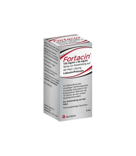 Fortacin 150mg/ml + 50 mg/ml Solução para Pulverização Cutânea 5 ml