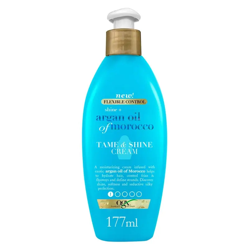 OGX Moroccan Argan Oil Shine Styling Cream, 177 ml