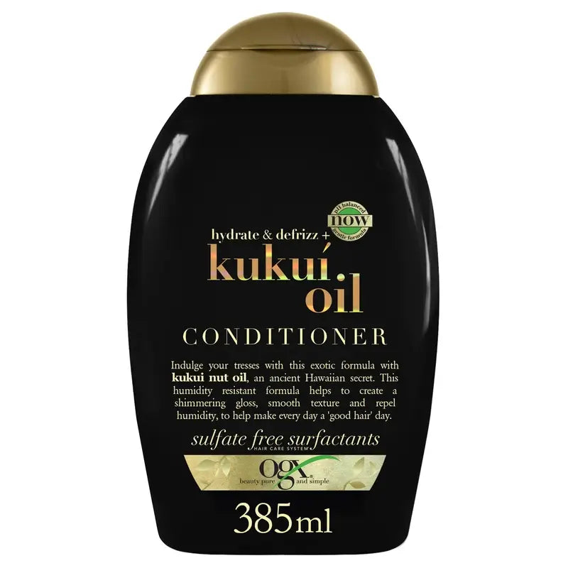 OGX Óleo de Kukui Condicionador Anti-Frizz, 385 ml