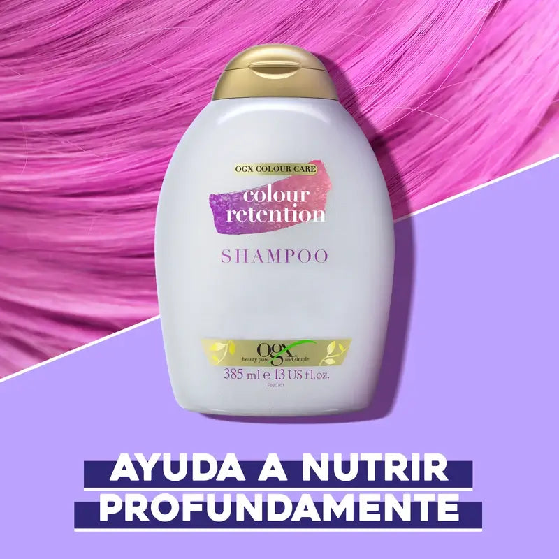 Champô Ogx Colour Retention, 385 ml