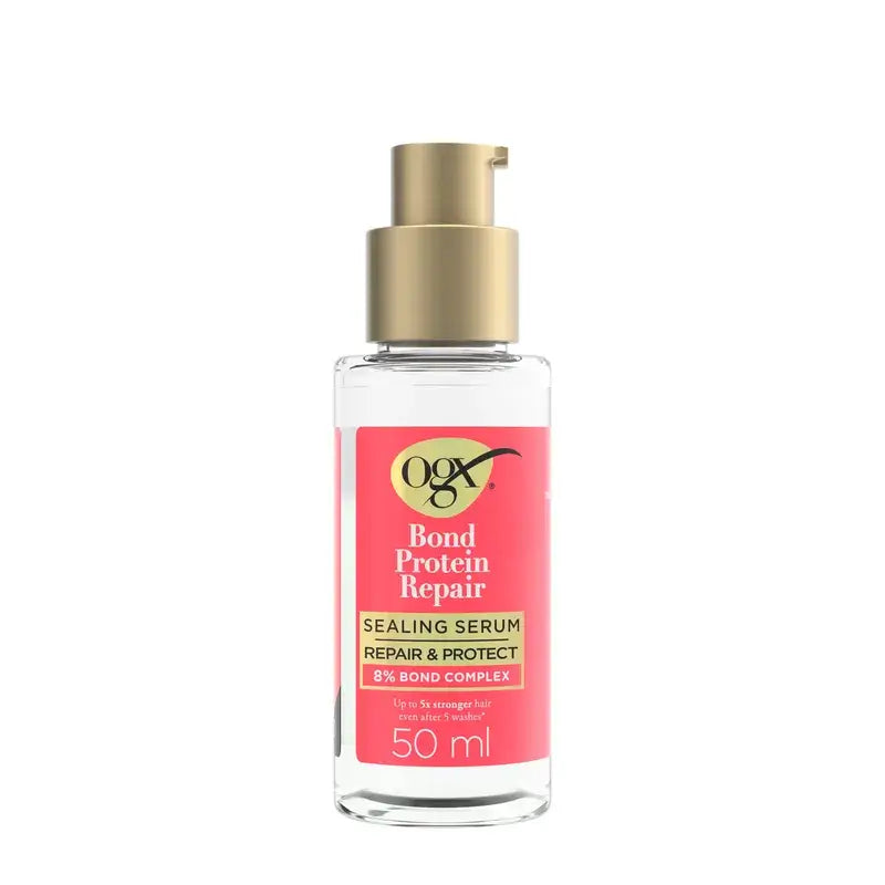 Ogx Bond Repair Sealing Serum, Sérum Reparador do Cabelo, Tratamento do Cabelo, 50 Ml