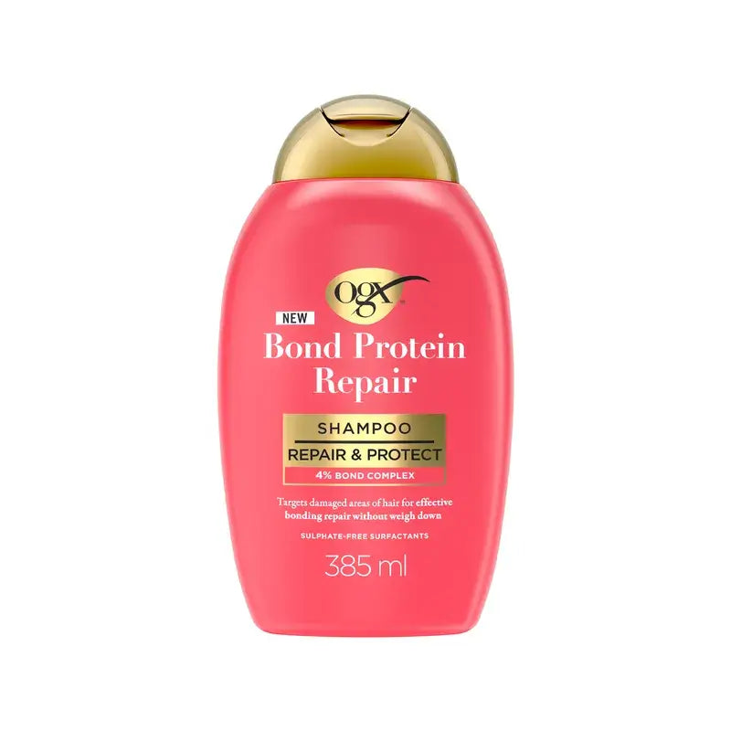 Ogx Bond Repair Champô, Champô Reparador, Champô Reparador de Cabelo Sem Sulfatos, 385 ml