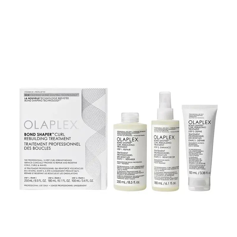Tratamento de reconstrução dos caracóis Olaplex Bond Shaper