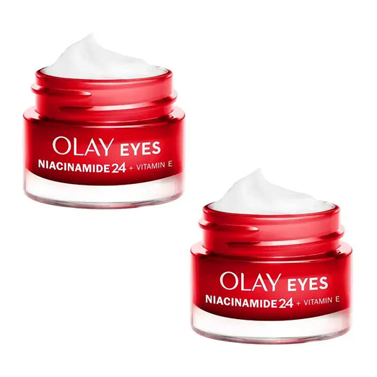 Olay Niacinamide Contorno de Olhos, embalagem com 2 x 15 ml
