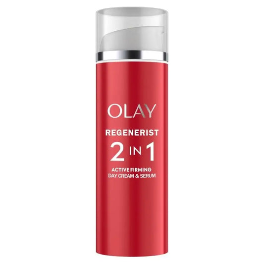 Olay Regenerist 2 em 1 Creme de Dia Refirmante Ativo e Sérum Refirmante, 50 ml