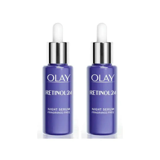 Olay Regenerist Retinol 24 Sérum de Noite, embalagem de 2 x 40 ml