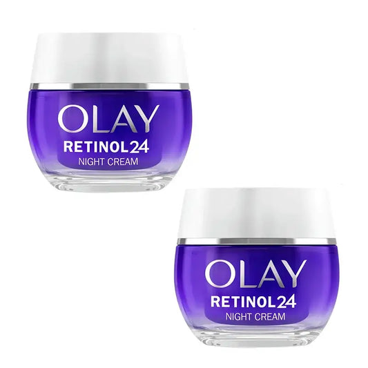 Olay Retinol 24 Creme de Noite, embalagem de 2 x 50 ml