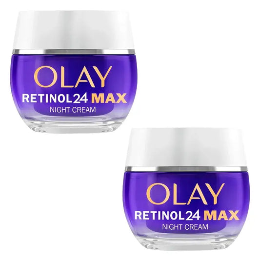 Olay Retinol Max Creme de Noite, embalagem de 2 x 50 ml