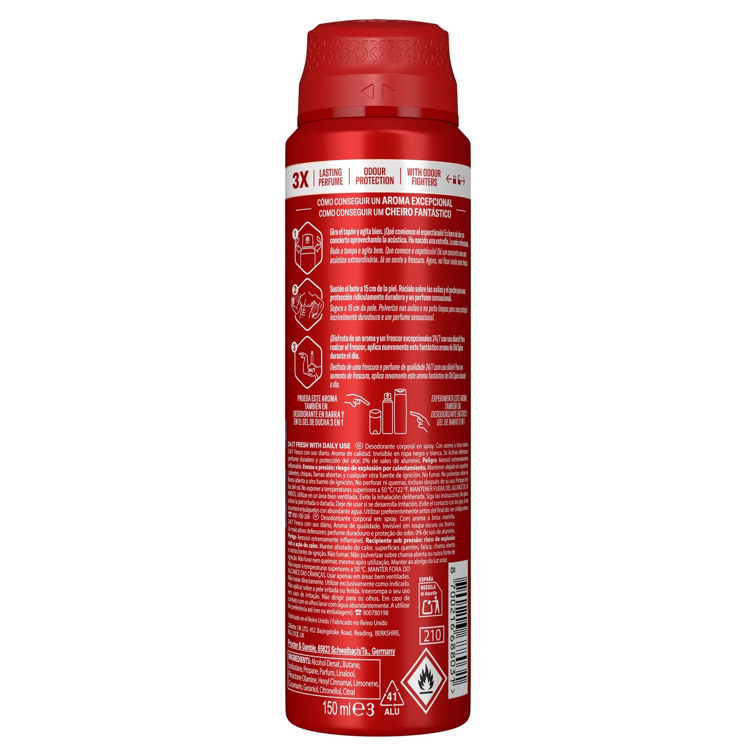DEO Spray Marítimo Profundo 150ml