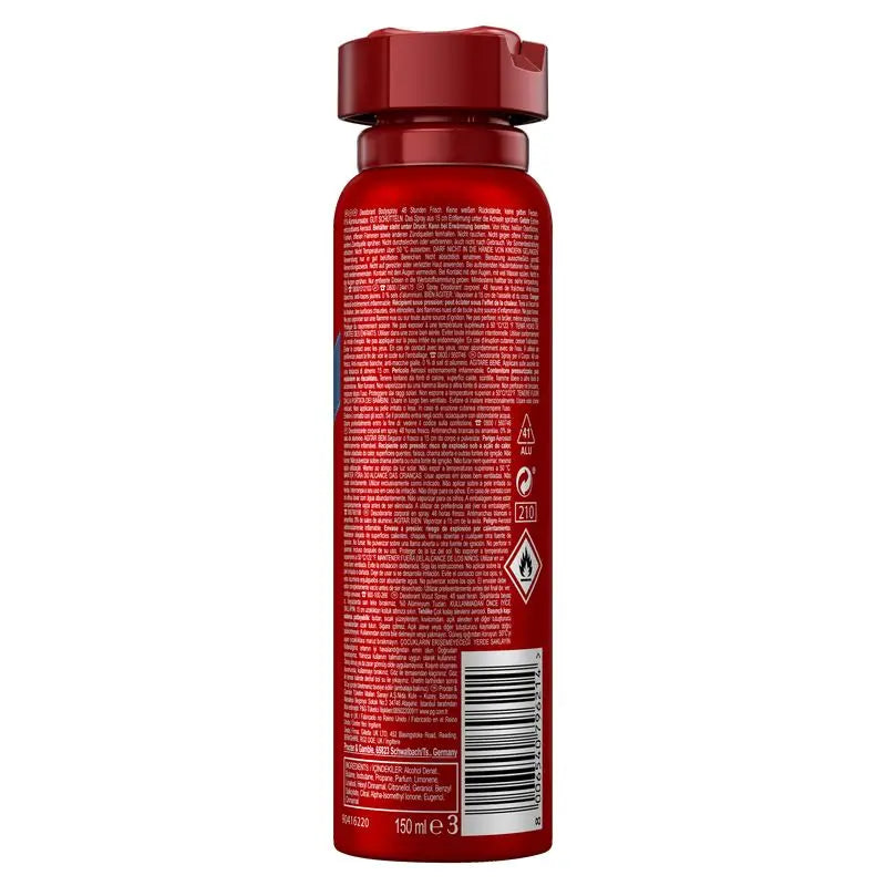 Old Spice Desodorizante Spray Água Branca 150Ml