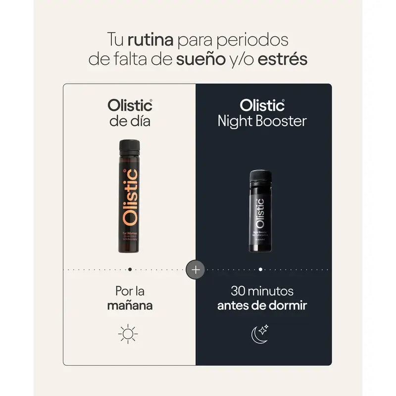 Olistic Night Booster + Olistic For Women, 28 doses de 25 ml