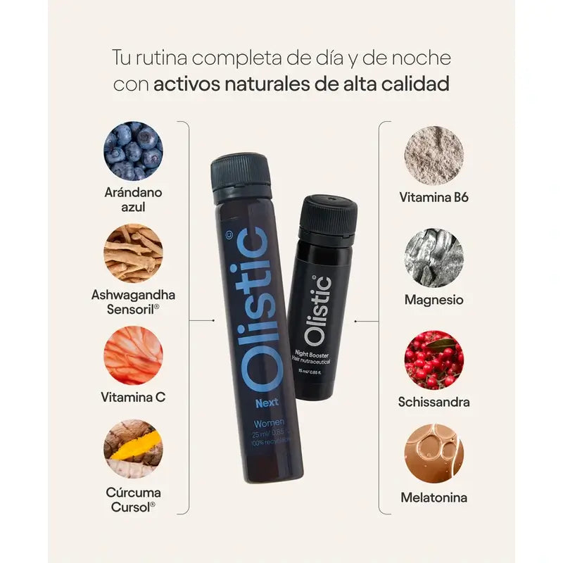 Olistic Night Booster + Olistic Next Women 28 frascos de 25 ml