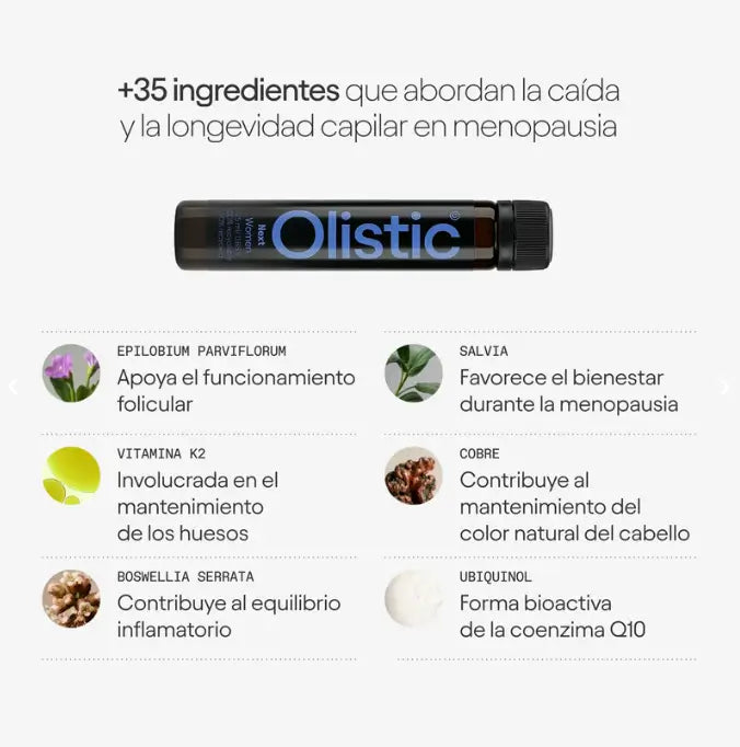 Olistic Night Booster + Olistic Next Women 28 frascos de 25 ml