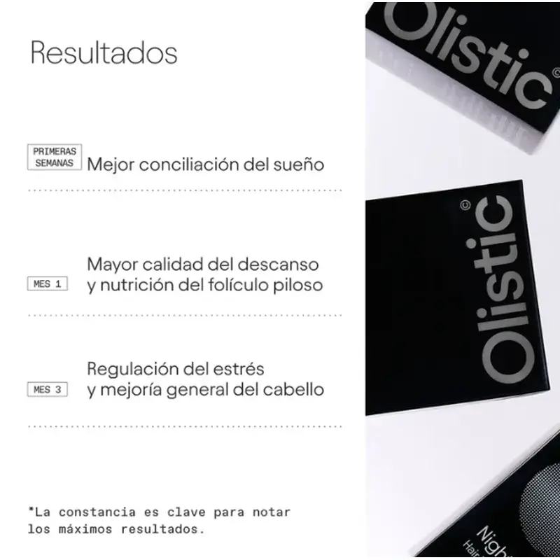 Reforço noturno Olistic, embalagem 2 x 28X15ML
